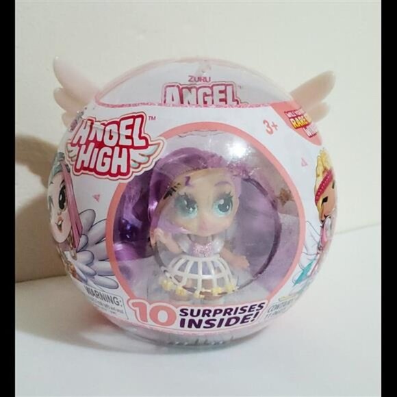 Itty Bitty Prettys ANGEL HIGH Mini Pascal Doll Figure Wings 10 Surprises New - Picture 2 of 5
